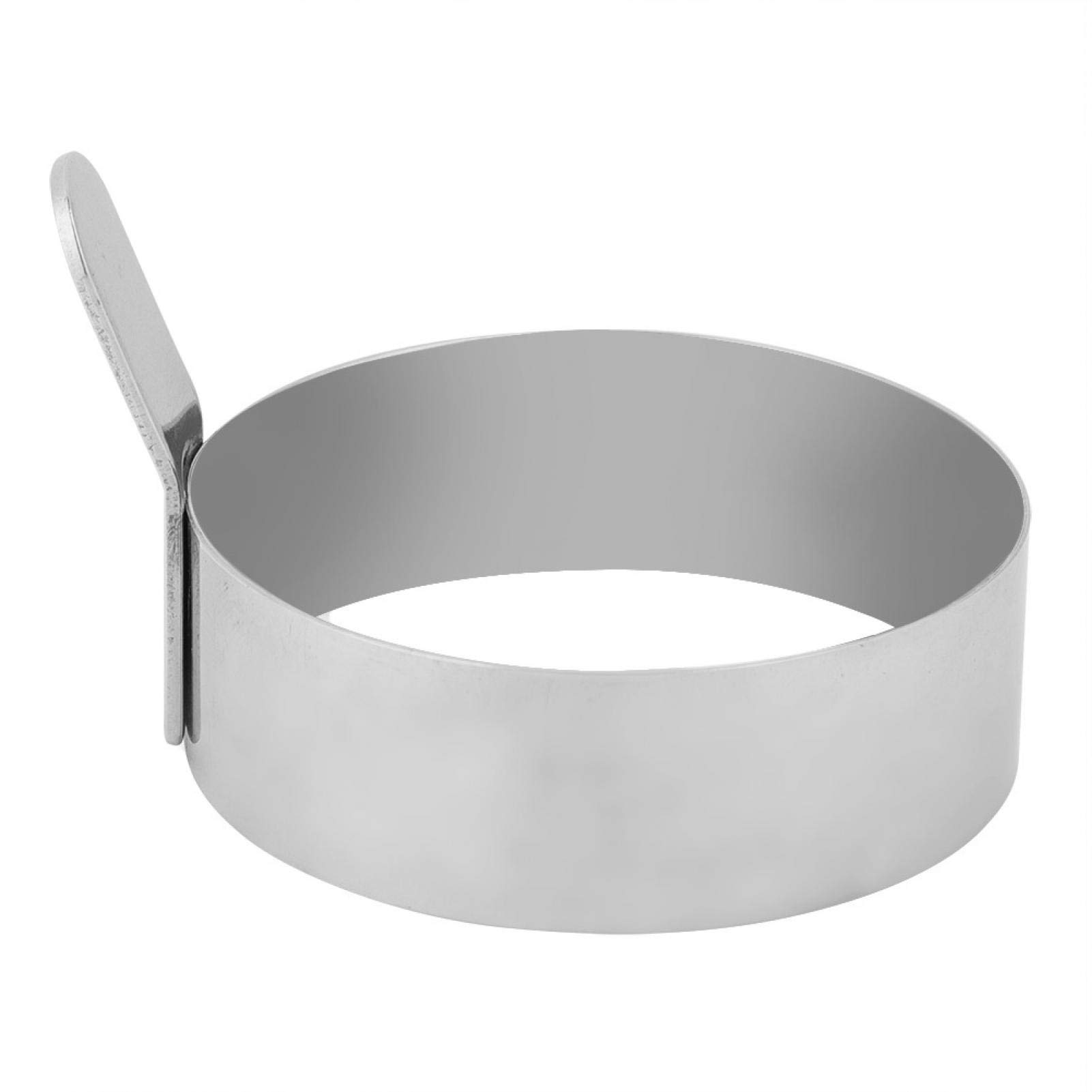 Premium Stainless Steel Egg Ring Mold - Rustproof & Easy Clean Fried Egg Maker for Perfect Round Eggs, Pancakes - Large Size for Home Kitchen & Breakfast Cooking