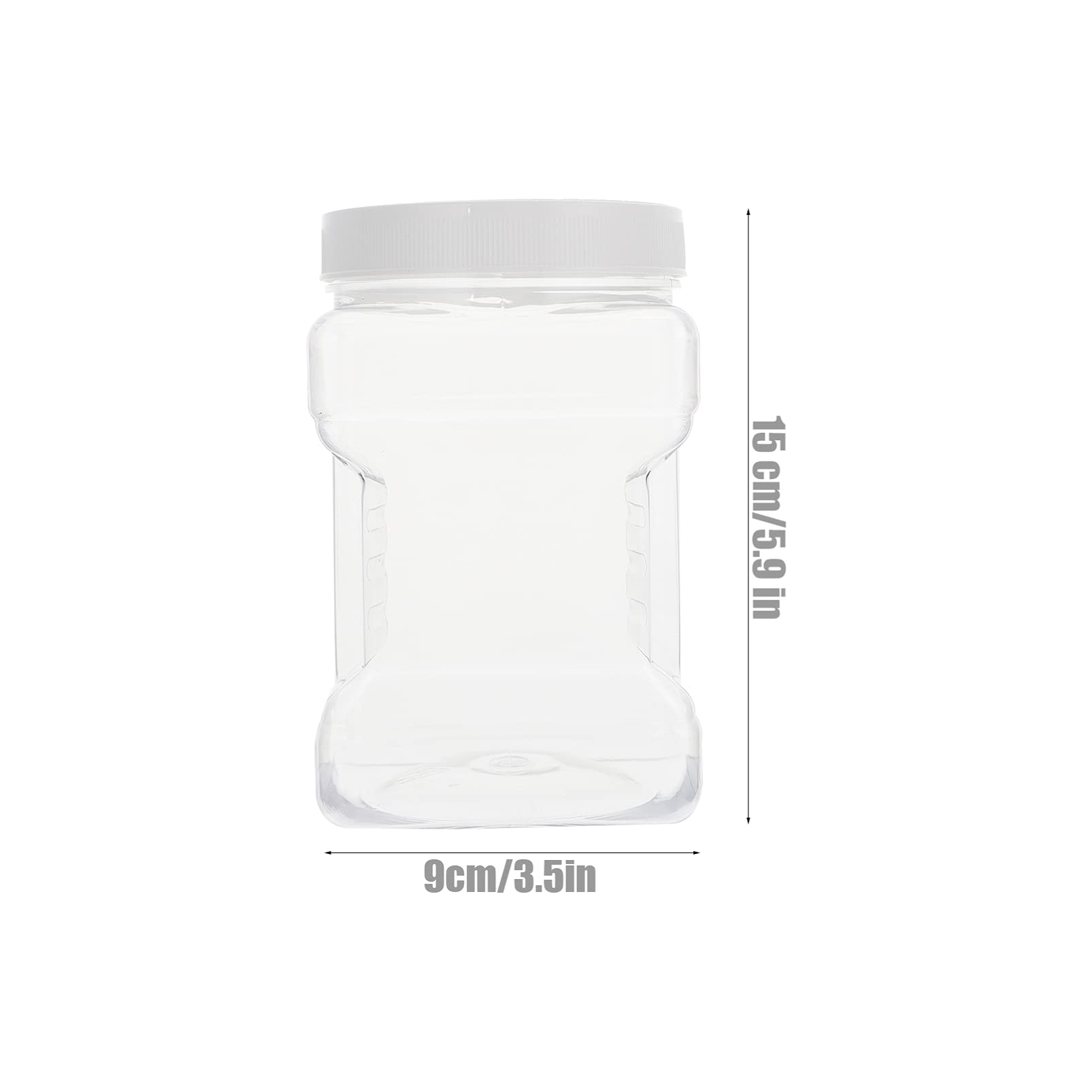 4pcs Plastic Food Storage Jars for Honey & Kitchen Use