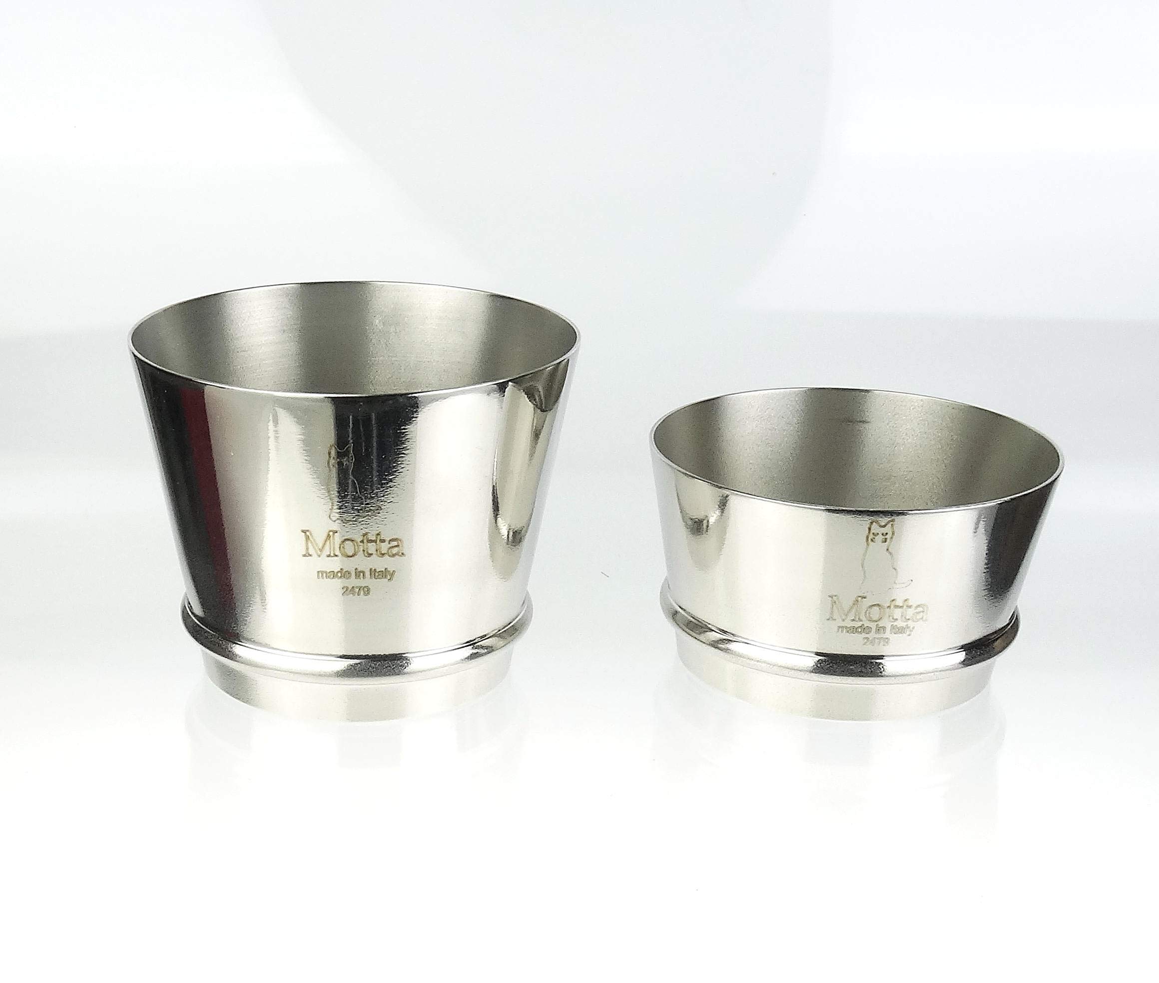 Premium Stainless Steel Espresso Machine Funnel 60mm - Italian Made for Perfect Coffee Grounds - Ideal for Baristas & Home Brewing