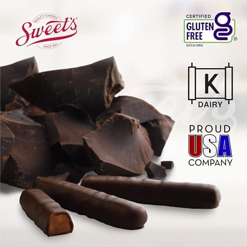 Dark Chocolate Fruit Sticks - Orange & Blueberry, Gluten Free, Kosher - 10.5oz (Pack of 2) for Gifts & Snacking
