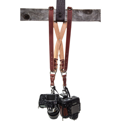 Holdfast Gear Money Maker Water Buffalo Leather Harness - Premium Burgundy Camera Strap for Photographers (Medium Size) - Perfect for DSLR, Mirrorless Cameras & Professional Photography Sessions
