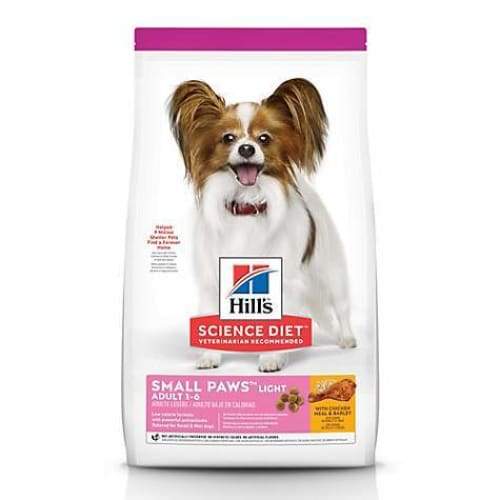 Science Diet Adult Light Small Paws Dry Dog Food 1.5kg - Healthy Weight Management for Small Breed Dogs - Perfect for Indoor & Active Lifestyles