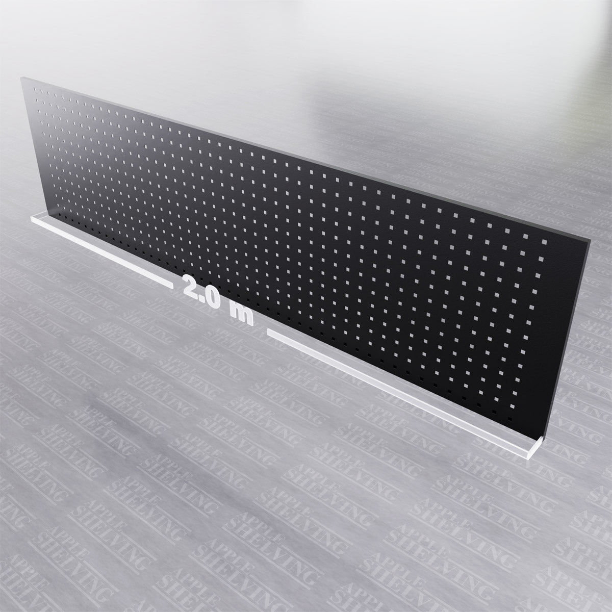 2m x 0.52m Steel Pegboard for Shelving & Workbench Organization | Heavy Duty Wall Panel for Garage, Workshop & Home Storage