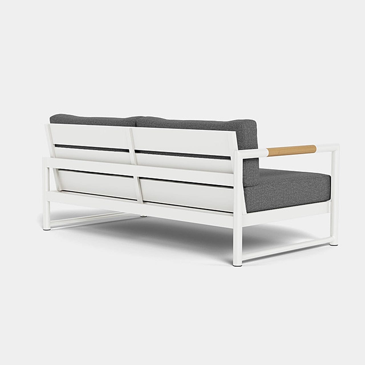 Breeze XL Outdoor 2-Seat Patio Sofa with Left Armrest - Perfect for Backyard, Garden, and Poolside Relaxation