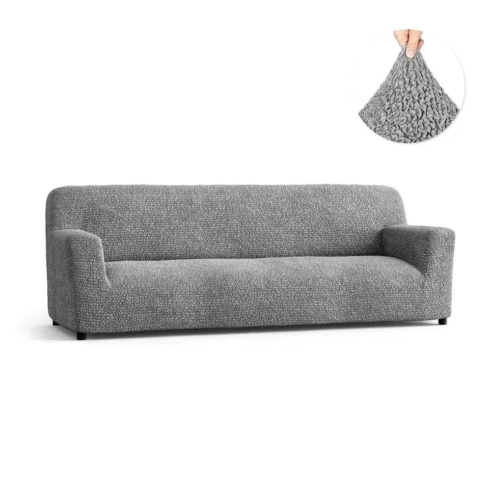 4-Seater Sofa Slipcover - Soft Microfiber Fabric, Stretchable & Washable - Perfect for Living Room, Family Room & Home Decor