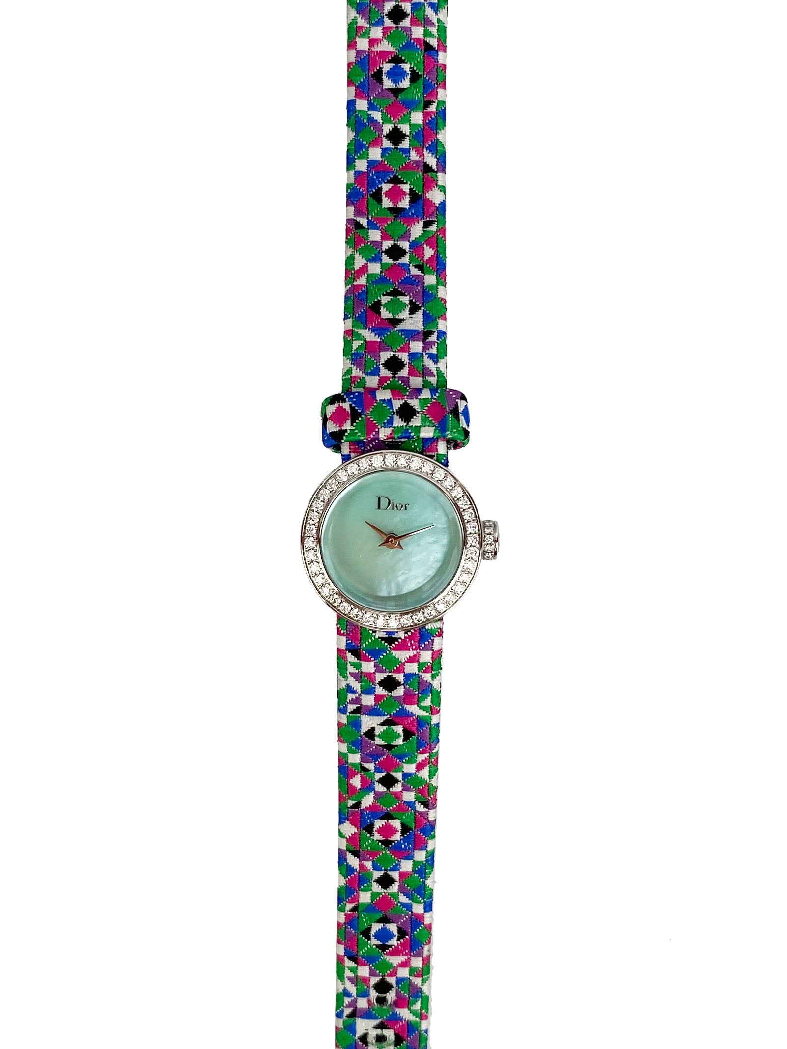 Dior La Mini D de Dior Watch for Women - Luxury Gold-Tone Quartz Watch with Leather Strap - Perfect for Formal Events, Date Nights & Special Occasions