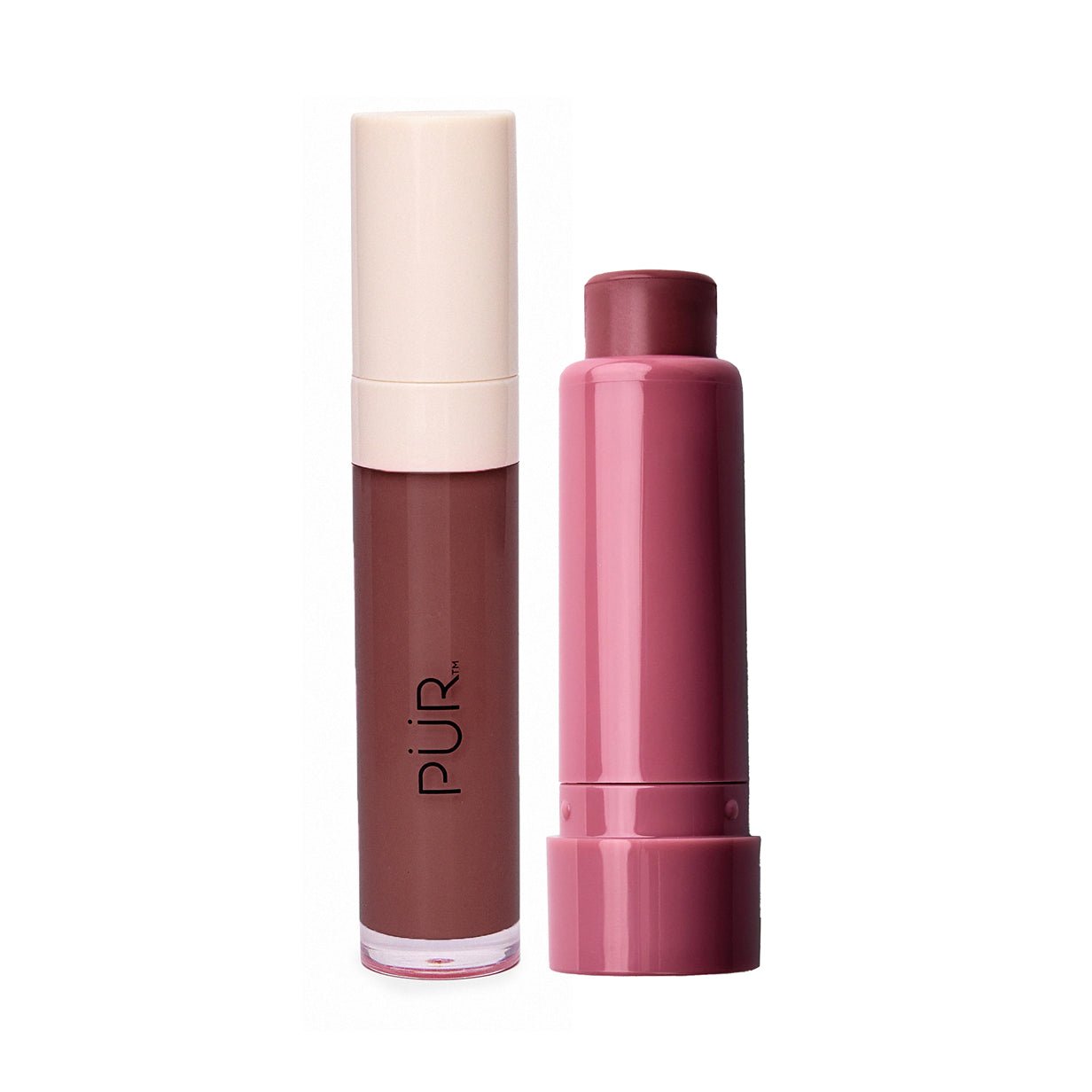 Glossy Lip Tint & Silky Tint Duo - Long Lasting Hydrating Lip Stain Set for Daily Wear, Date Night & Special Occasions