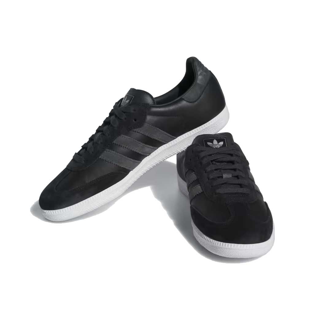 Adidas Samba ADV Sneakers - Core Black/Carbon/Silver Metallic - Men's Classic Casual Shoes for Everyday Wear, Street Style & Light Sports Activities