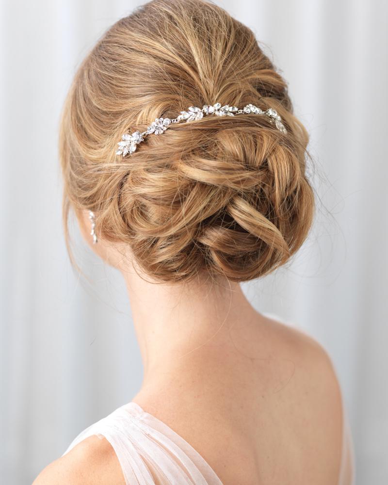 Melanie Crystal Headpiece - Elegant Rhinestone Hair Accessory for Women | Perfect for Weddings, Parties, and Special Occasions