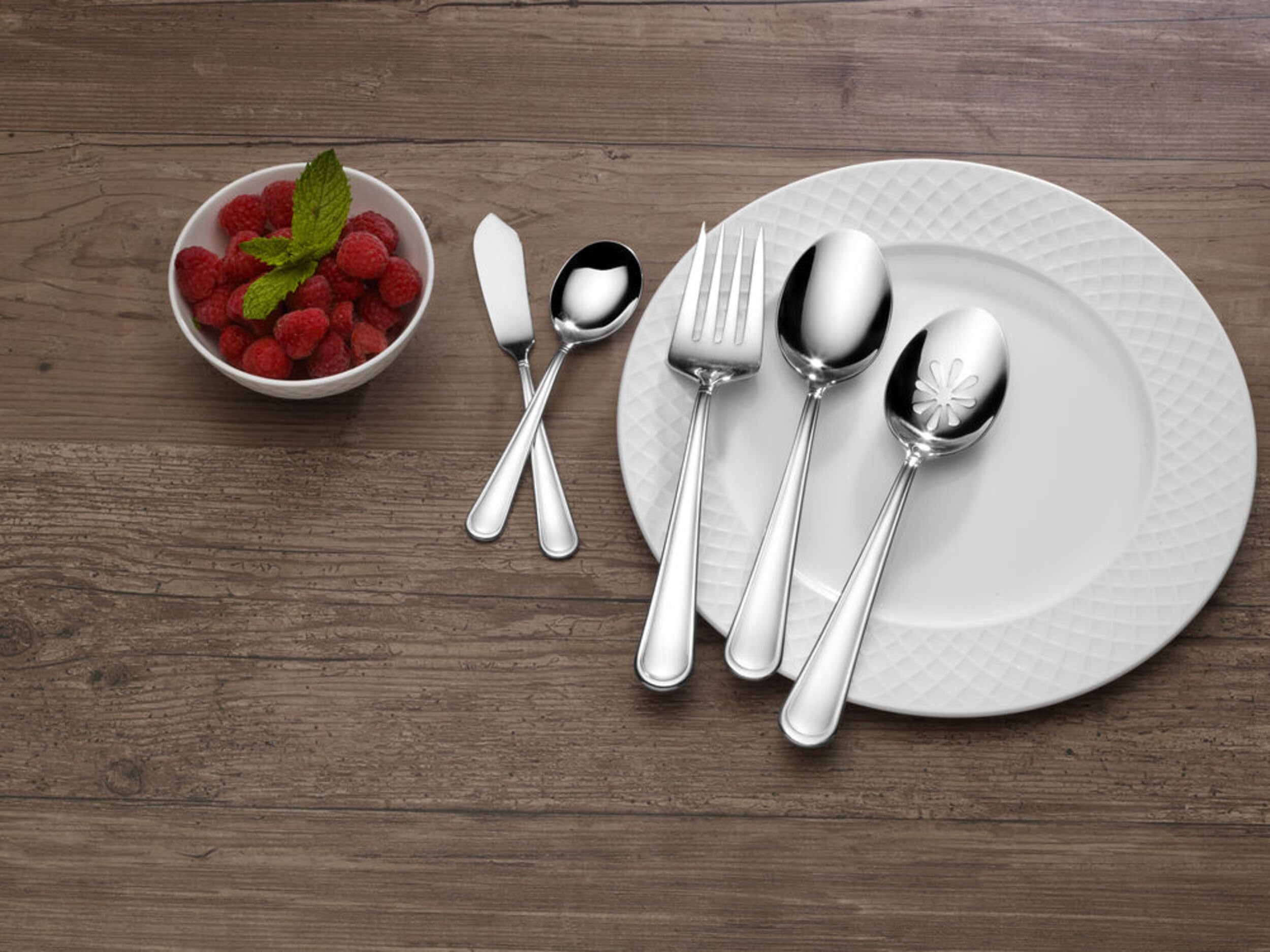 Premium Mikasa Virtuoso 65-Piece 18/10 Stainless Steel Flatware Set for 12 - Elegant Silverware with Serving Utensils - Perfect for Dinner Parties, Weddings & Formal Dining