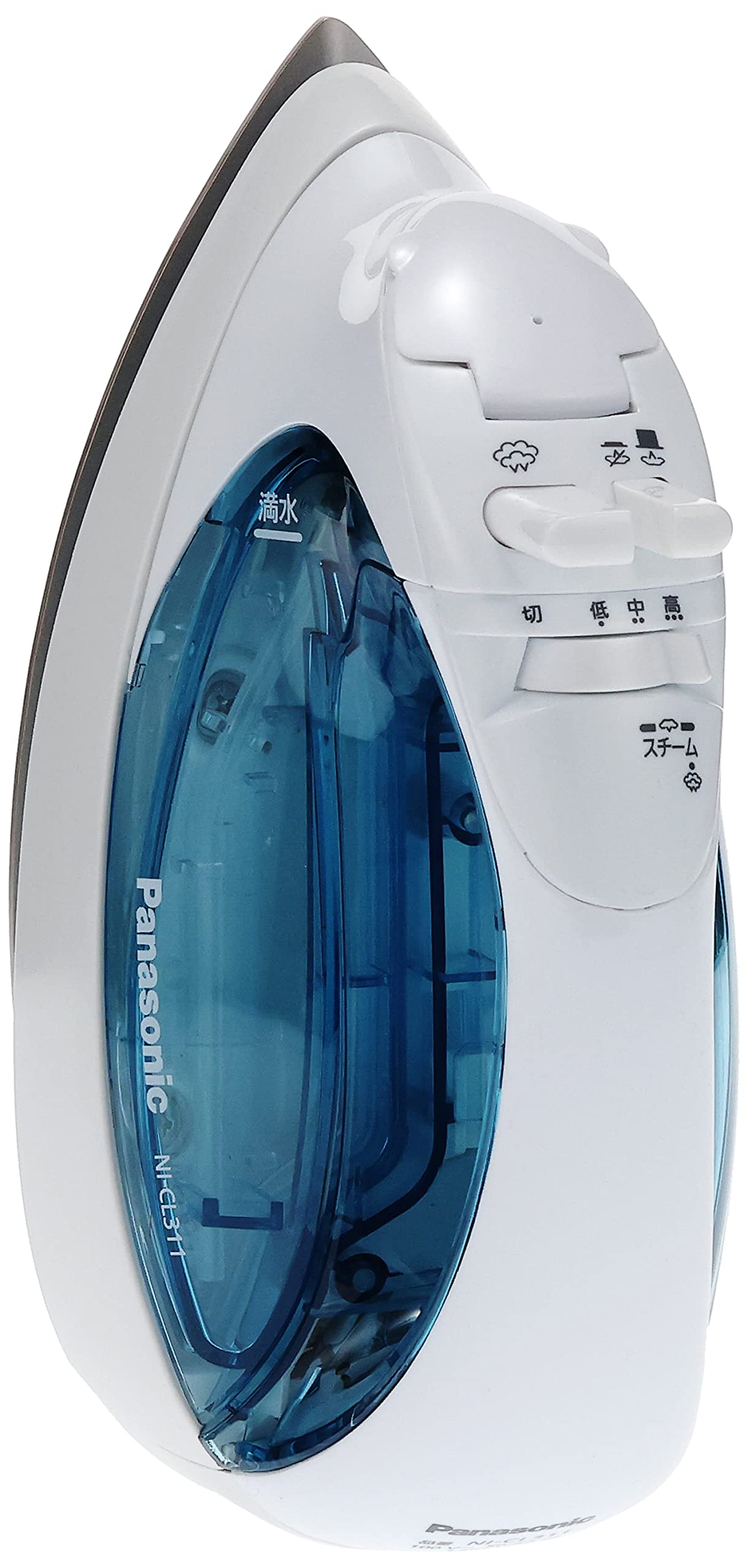 Panasonic NI-CL311-A Compact Cordless Steam Iron - Lightweight & Powerful for Wrinkle-Free Clothes | Perfect for Travel, Home & Office Use | Ships from Japan (Blue)