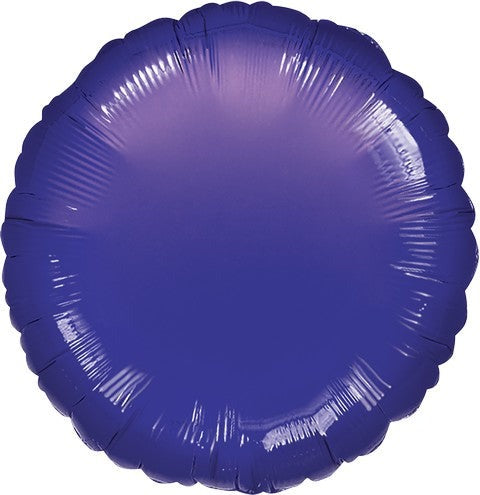 45cm Standard Circle HX Metallic Purple Balloon - Premium Party Decorations for Birthdays, Weddings & Events