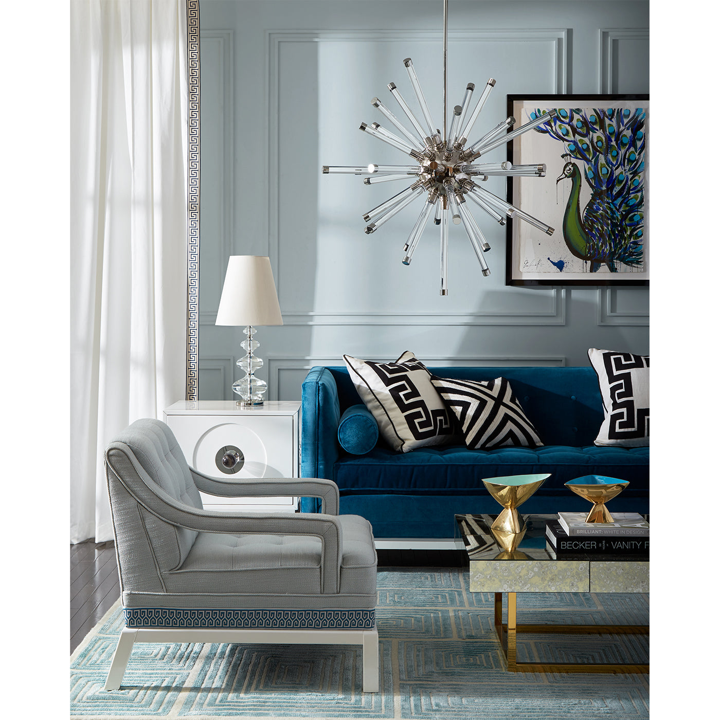 Claridge Modern Component Table Lamp - Stylish Bedside & Living Room Lighting for Home Decor