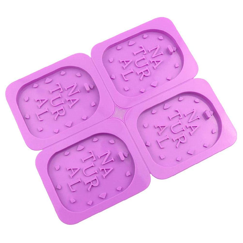 DIY Epoxy Resin Square Keychain Mold with Rounded Corners - Silicone Pendant Mould for Jewelry Making, Hanging Decorations & Craft Projects - Perfect for DIY Gifts, Charms, and Handmade Accessories