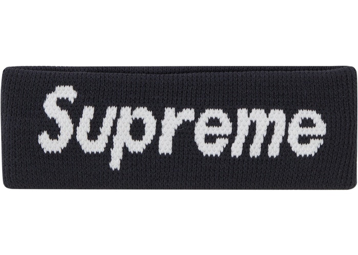 Supreme Nike NBA Headband for Men & Women - Black Sweatband for Basketball, Running, Workout & Sports - Moisture Wicking & Comfortable Head Wrap