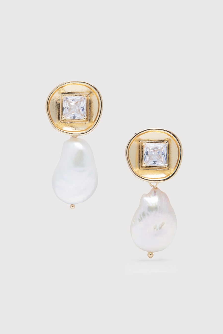 14K Gold Pearl Drop Earrings for Women - Elegant Dangle Jewelry for Weddings, Parties & Special Occasions