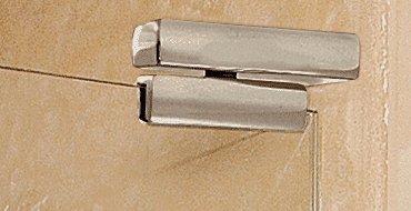 CRL MA03BN Brushed Nickel Madrid Series Wall Block Mount Kit - Durable Hardware for Shower Doors, Glass Partitions & Commercial Installations
