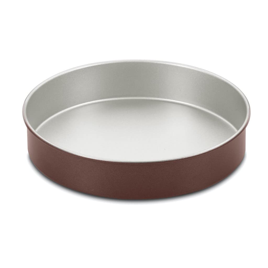 Cuisinart 9-Inch Round Cake Pan - Non-Stick Bronze Baking Pan for Perfect Cakes, Cupcakes & Desserts - Ideal for Birthday, Wedding & Holiday Baking