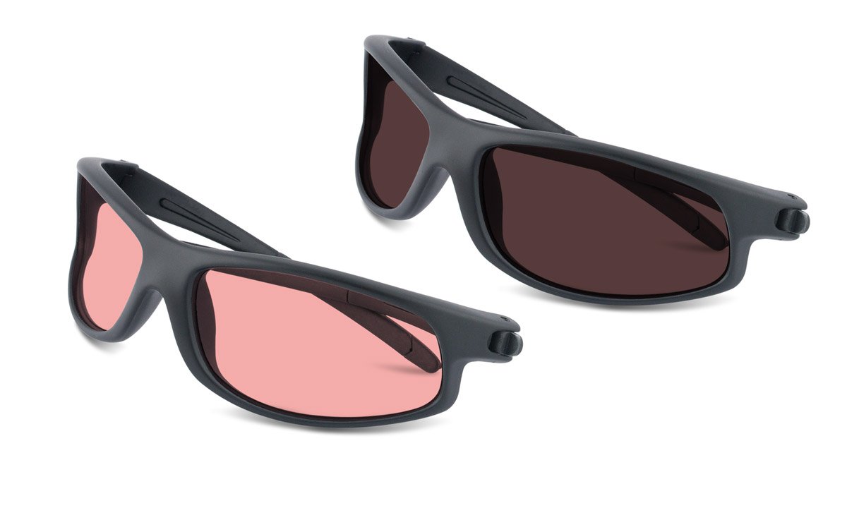 TheraSpecs Wrap Glasses for Light Sensitivity Relief - Migraine & Photophobia Relief Sunglasses (Bundle) - Perfect for Computer Work, Driving & Outdoor Activities