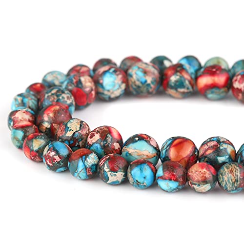 Red Blue Imperial Jasper
