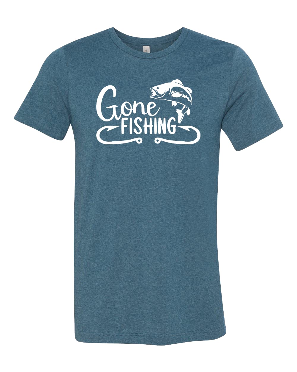 Gone Fishing Shirt for Men - Breathable UV Protection Fishing Shirt with UPF 50+ - Perfect Gift for Fisherman, Fishing Lovers & Dad - Ideal for Father's Day, Outdoor Fishing Trips & Summer Adventures