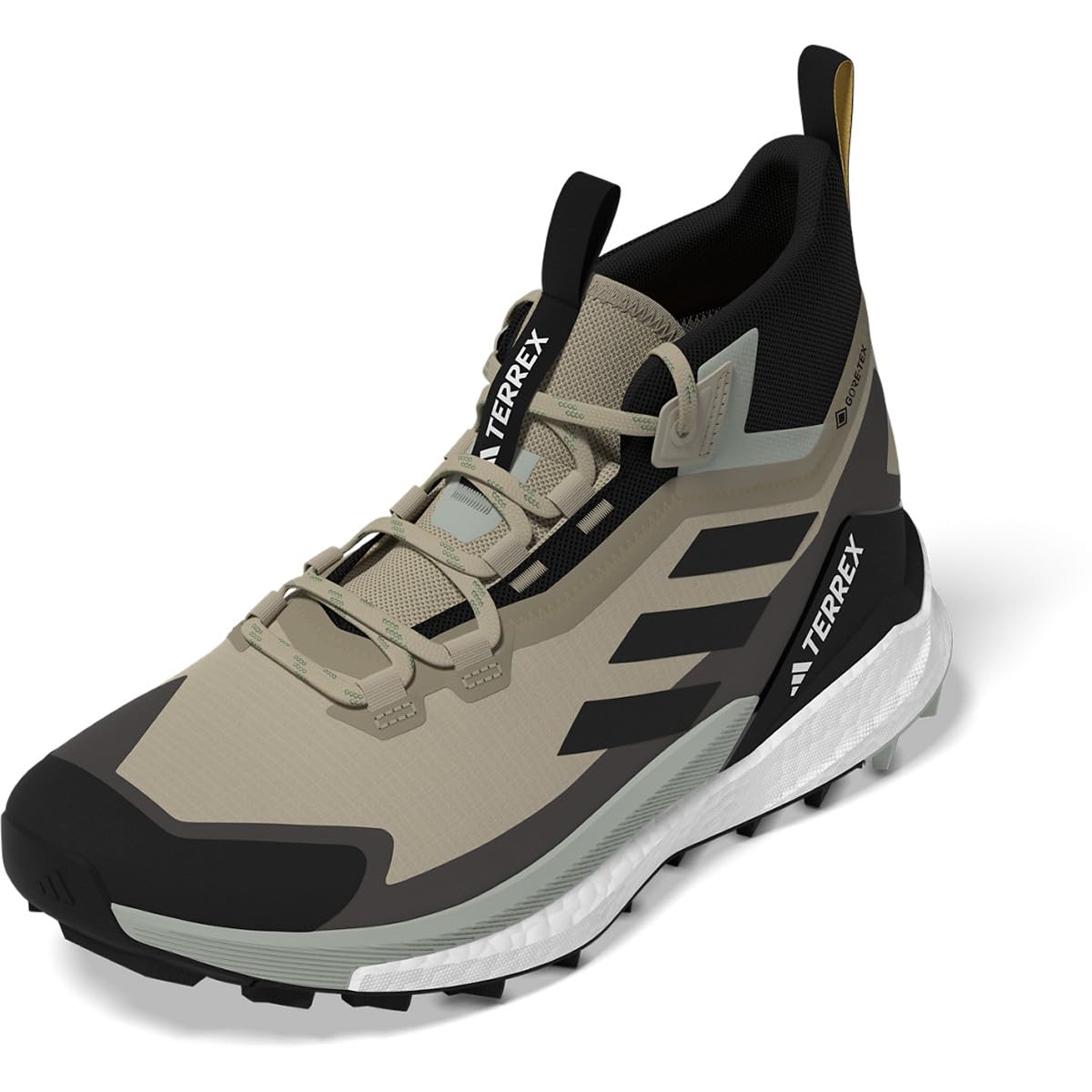 Adidas Men's Terrex Free Hiker 2.0 Gore-TEX Waterproof Hiking Boots - Lightweight Trail Shoes for Outdoor Adventures, Mountain Climbing & Backpacking