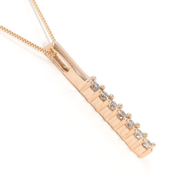 18K Pink Gold Diamond Necklace for Women - Elegant Rose Gold Pendant with Genuine Diamonds - Perfect for Weddings, Anniversaries & Special Occasions