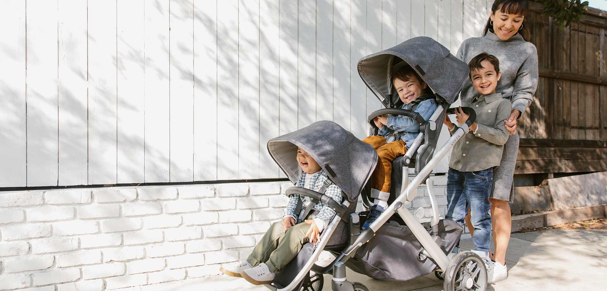 UPPAbaby Vista V2 Double Stroller - Lightweight All-Terrain Baby Stroller with Adjustable Canopy | Perfect for Twins, Siblings & Everyday Use in Parks, Shopping & Travel