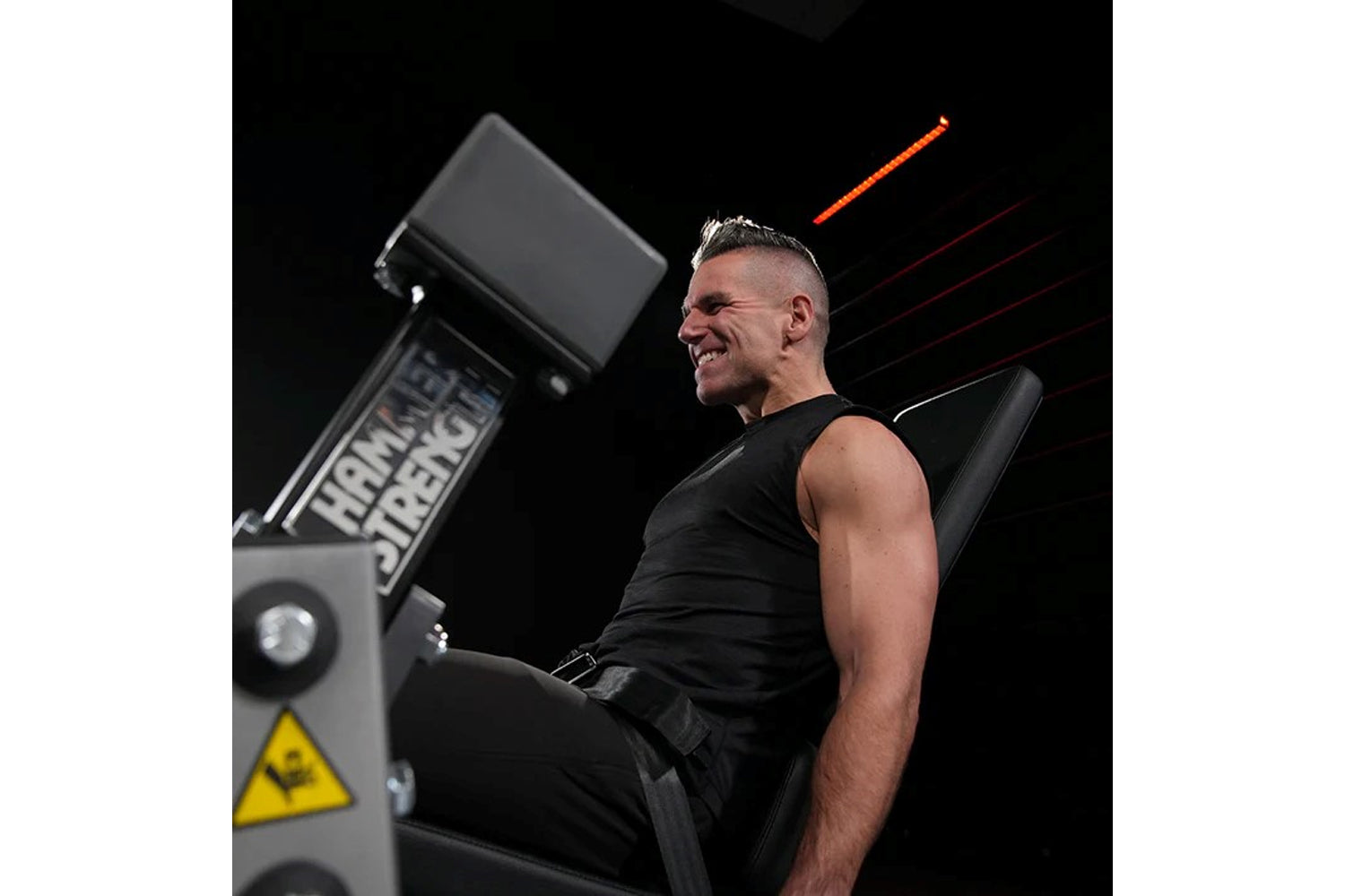 Hammer Strength Plate Loaded Iso-Lateral Leg Extension Machine - Professional Gym Equipment for Thigh & Quadriceps Workout - Perfect for Home & Commercial Fitness Centers