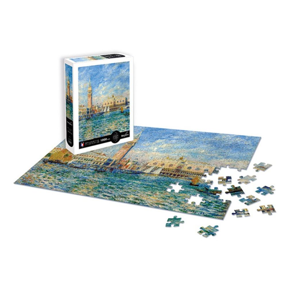 1000 Piece Jigsaw Puzzle - Venice, The Doge's Palace by Pierre Auguste Renoir | Calypto Art Puzzle for Adults | Home Decor & Relaxation Activity