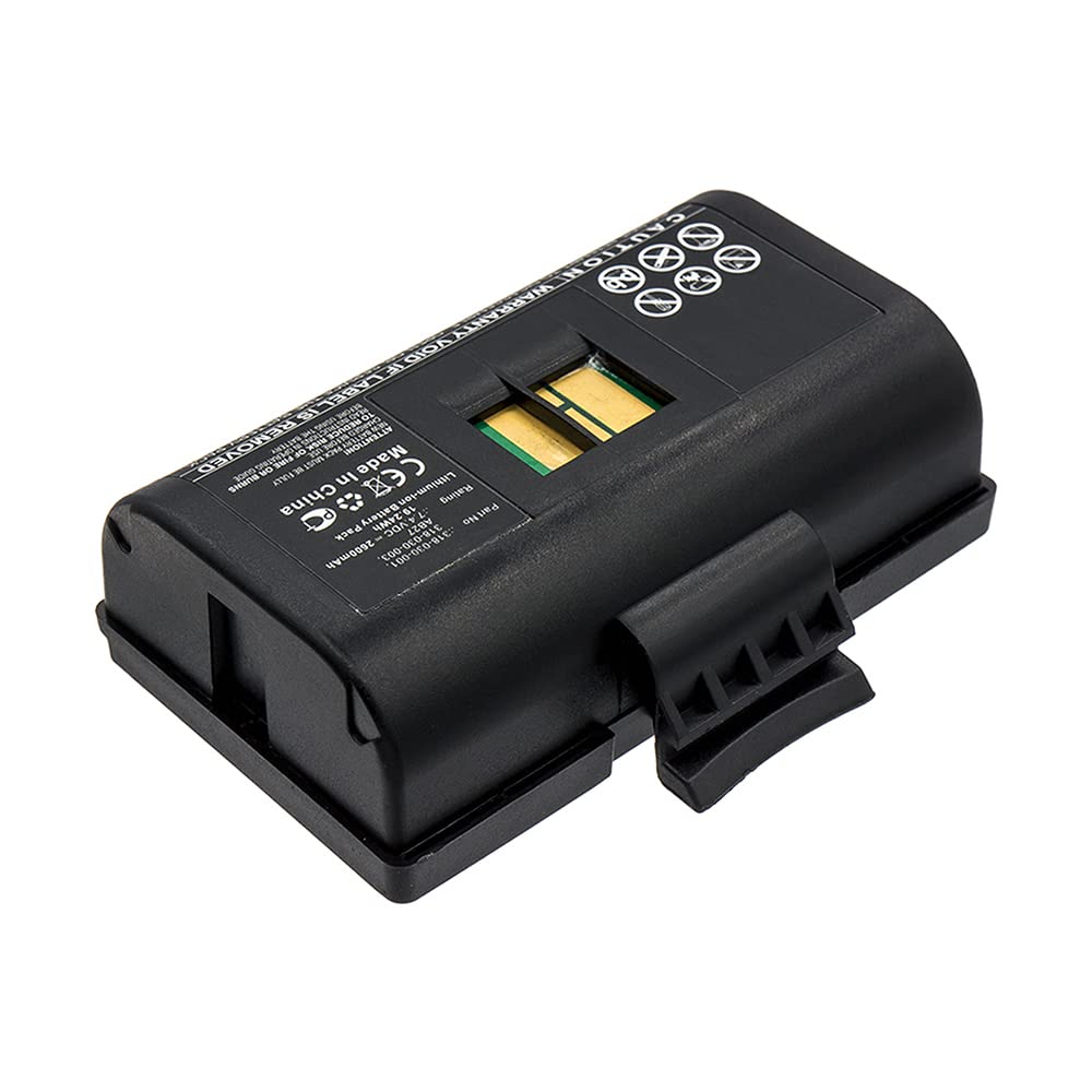 Synergy Digital Printer Battery - High Capacity 2600mAh Li-ion 7.4V Replacement for Intermec AB27 Printer | Perfect for Warehouse Barcode Scanning & Retail Inventory Management