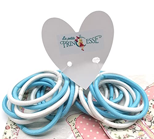 White and Sky Blue