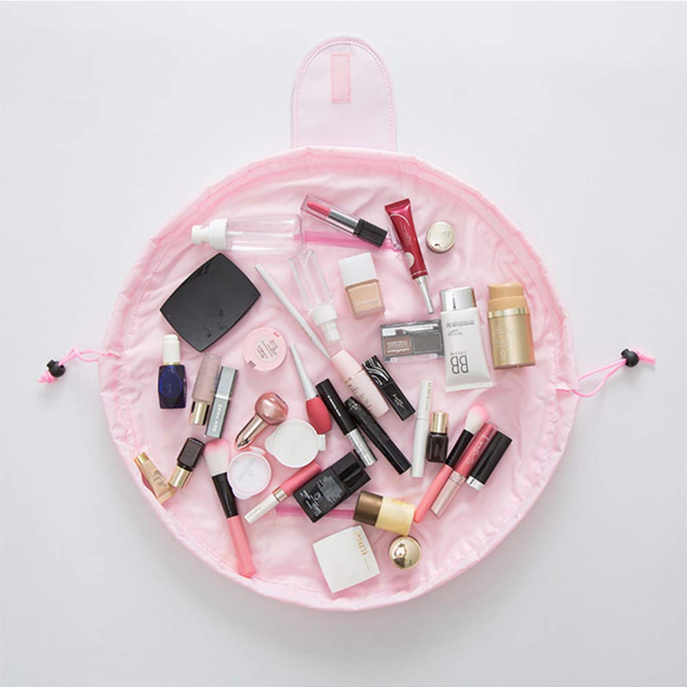 Waterproof Travel Cosmetic Bag - Large Capacity Makeup Organizer for Beauty Professionals, Portable Quick Pack for Travel, Gym & Daily Use