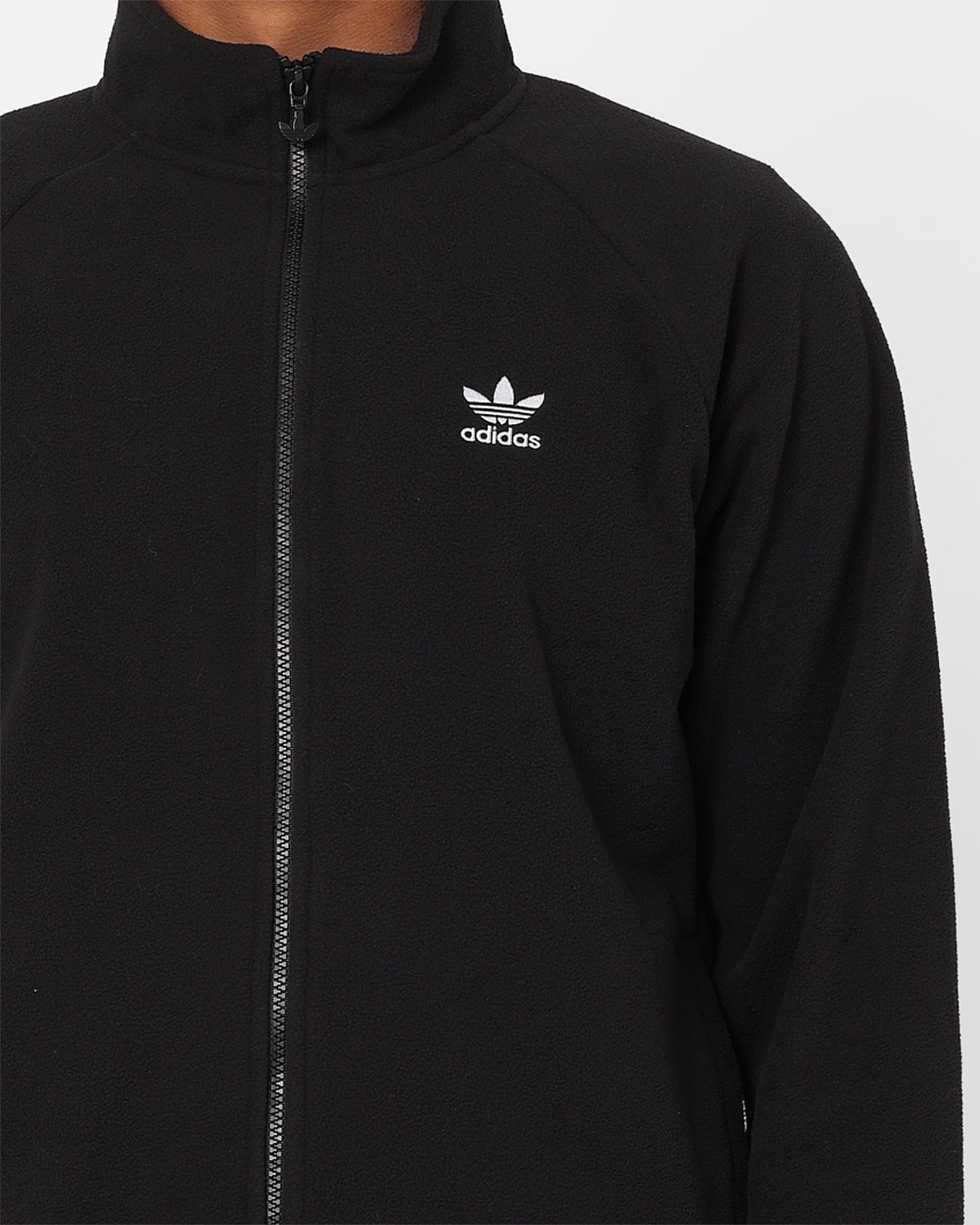 Adidas Adicolor Trefoil Teddy Fleece Jacket for Men & Women - Soft Warm Winter Coat with Classic Logo - Perfect for Outdoor Activities, Casual Wear & Street Style Fashion
