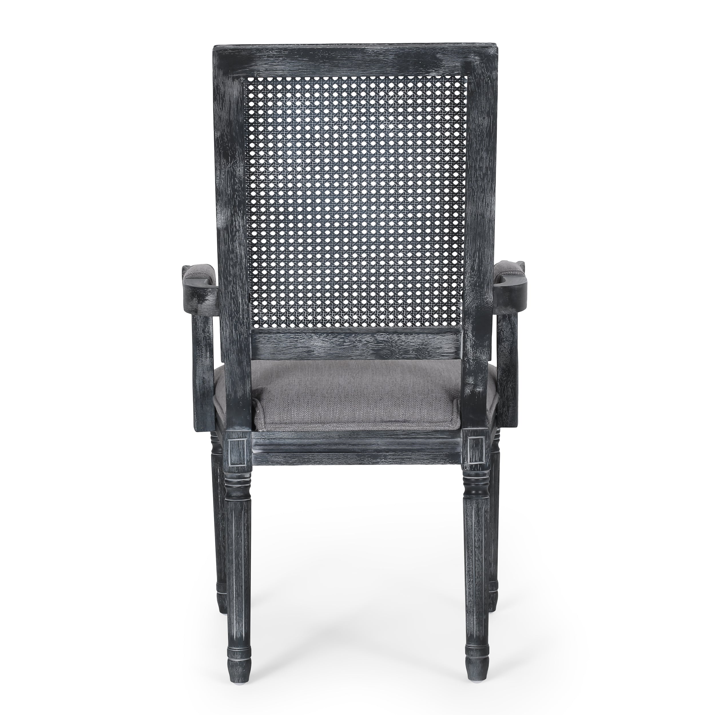 8 Modern Dining Chairs Set - Sturdy Wooden Kitchen Chairs with Padded Seats - Comfortable Home Restaurant Furniture for Dining Room, Kitchen, and Cafe Use