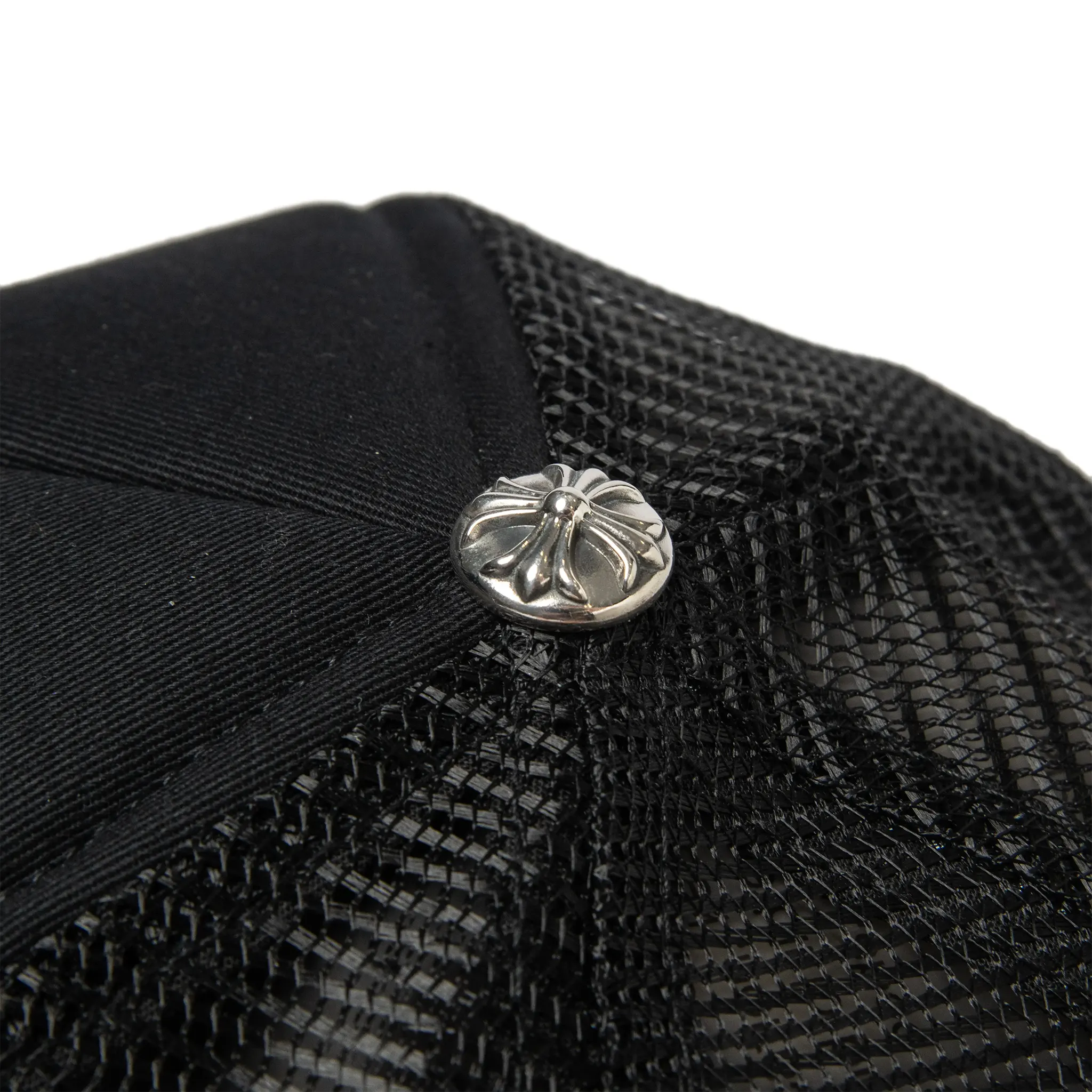 Chrome Hearts CH London Black Trucker Cap - Stylish Unisex Baseball Hat for Men & Women - Perfect for Streetwear, Casual Outfits & Fashion Accessories