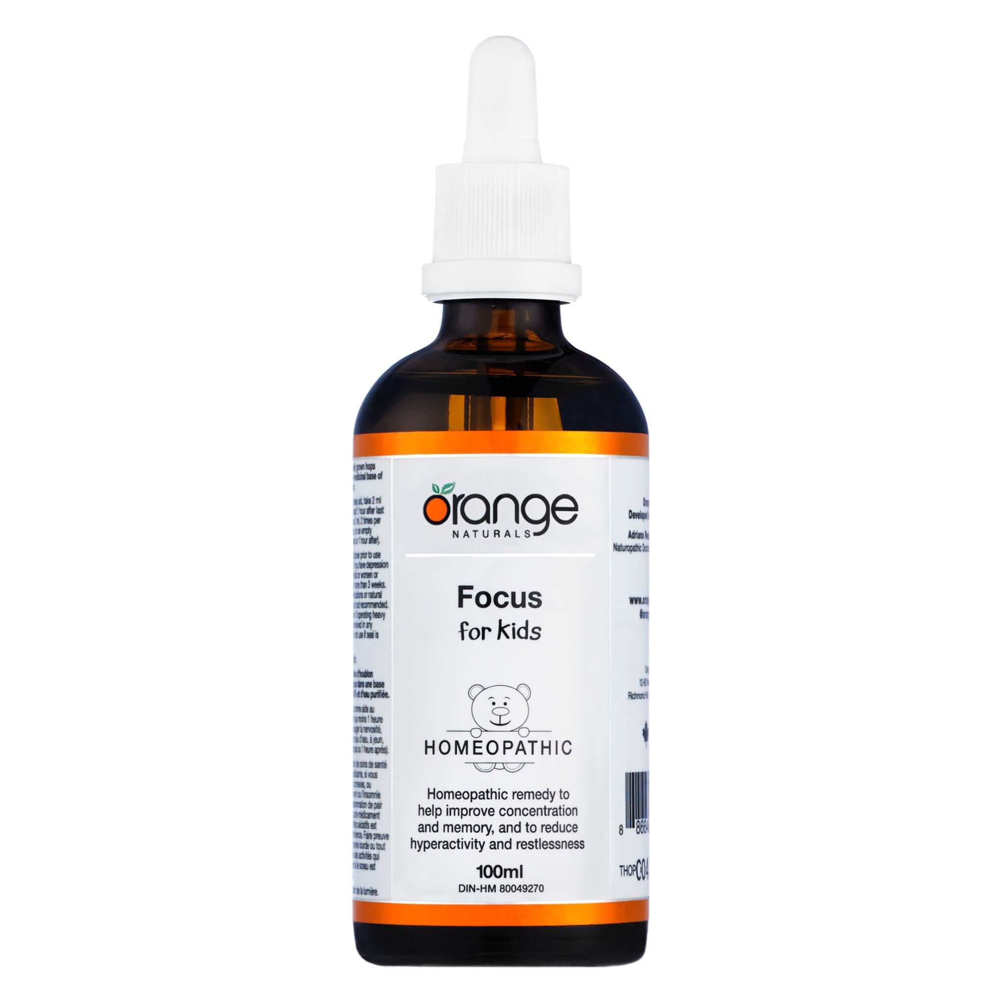 Focus For Kids - Natural Brain Boosting Supplement for Children's Concentration & Memory - Ideal for School, Homework & Study Sessions