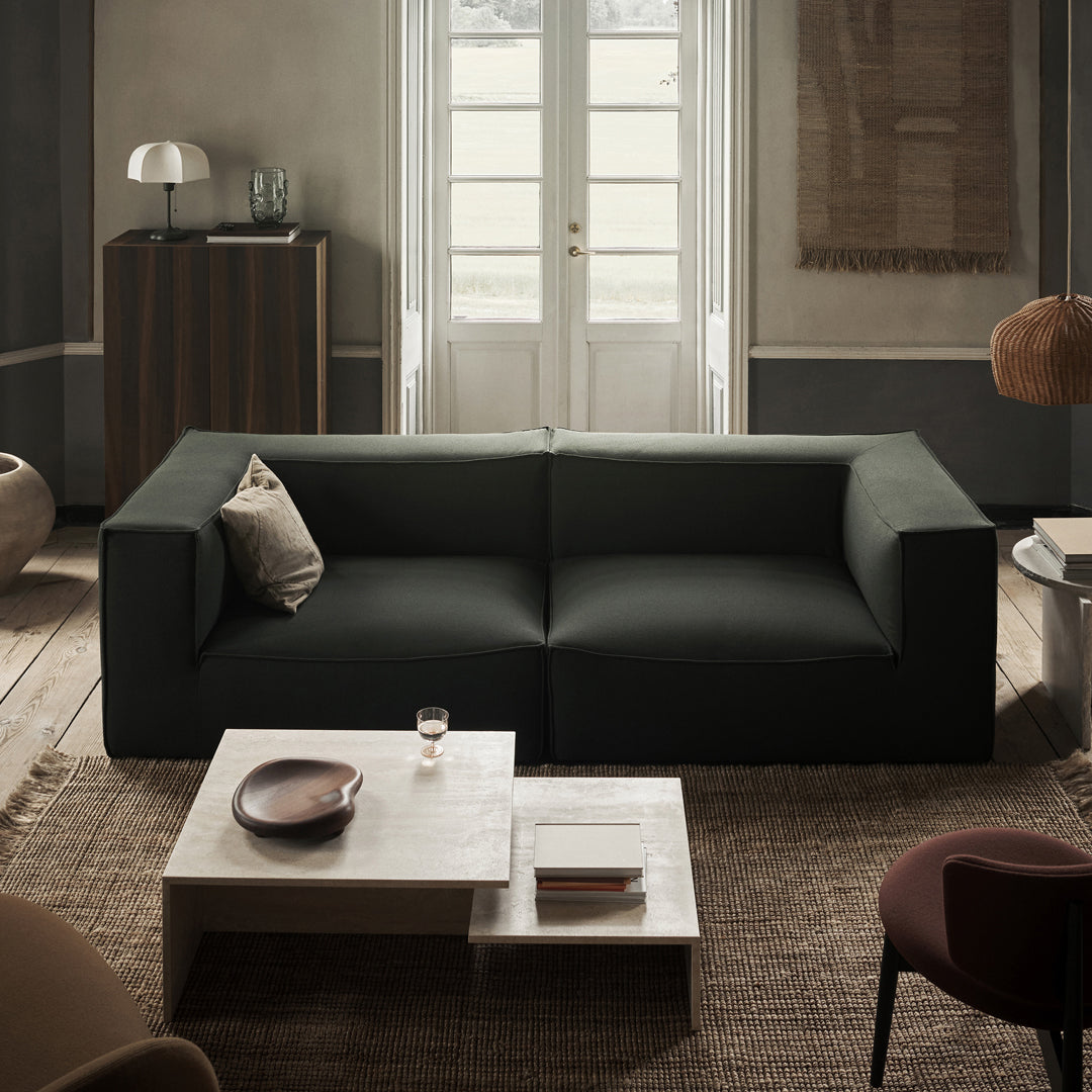 Distinct Grande Duo Coffee Tables Set - Modern Living Room Furniture for Small Spaces - Perfect for Apartments, Condos & Cozy Homes