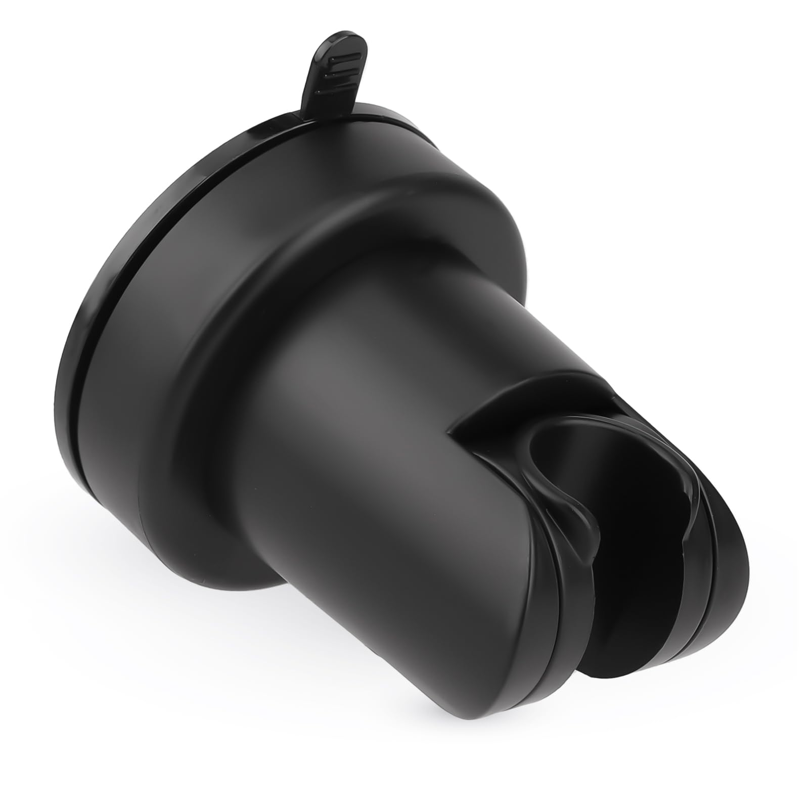 Adjustable Shower Head Holder with Strong Vacuum Suction Cup - Removable Wall Mount Bathroom Accessory for Shower Wand - Durable ABS Plastic - Perfect for Small Spaces & Rental Homes