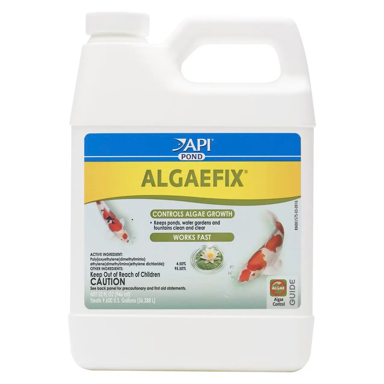 API Algaefix 32oz - Effective Algae Control Solution for Ponds & Aquariums | Safe for Fish & Plants | Prevents Green Water & String Algae Growth | Perfect for Outdoor Ponds, Water Gardens & Fish Tanks