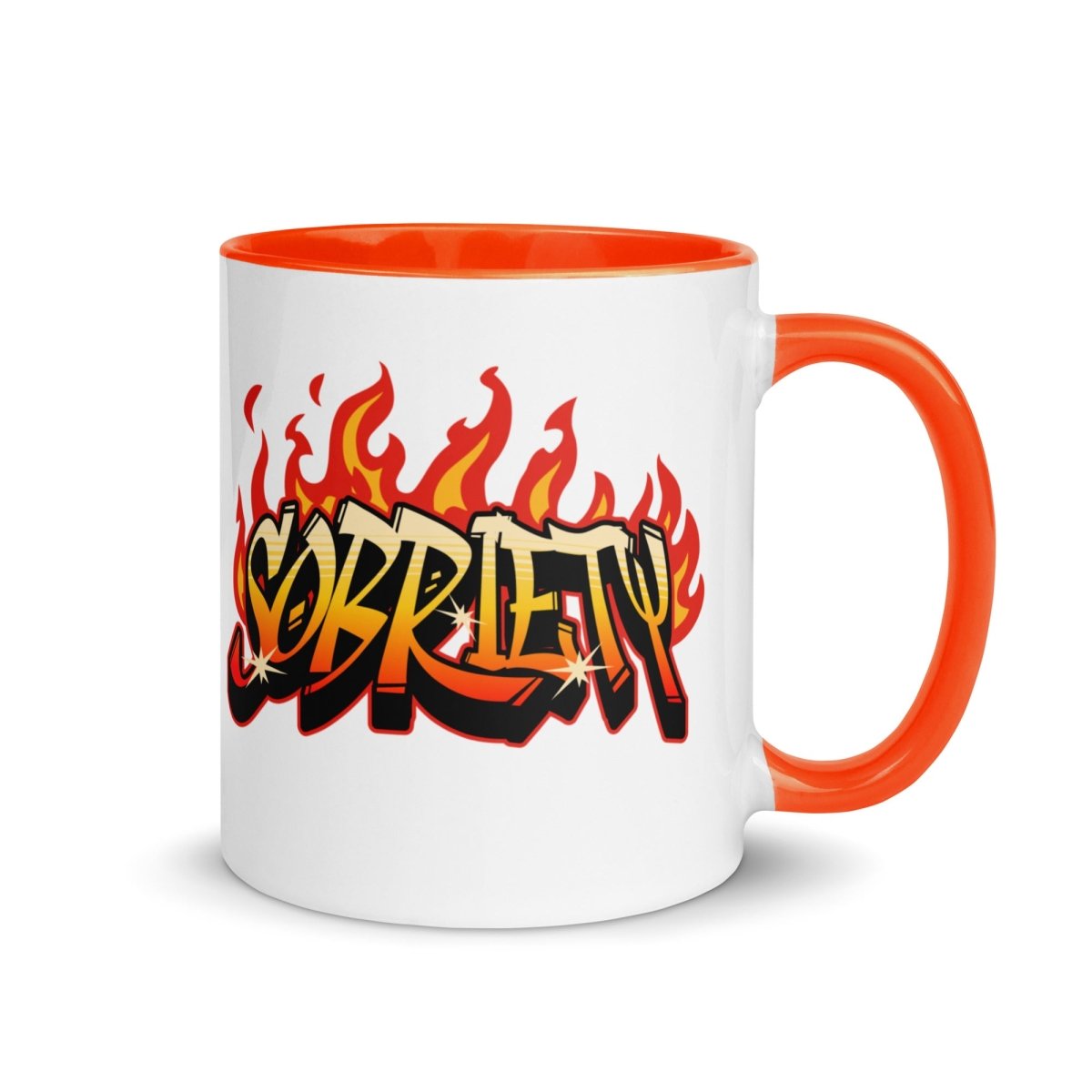 Hot Like Sobriety Color Inside Mug - Inspirational Coffee Cup for Office, Home & Gifts - Perfect for Tea, Coffee & Hot Drinks