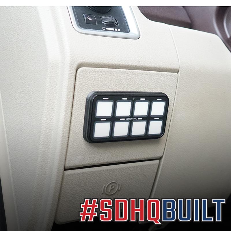 SDHQ Built Switch Pros Keypad Mount for 2013-2018 Ram 2500/3500 Heavy Duty Trucks - Off-Road & Overlanding Accessories