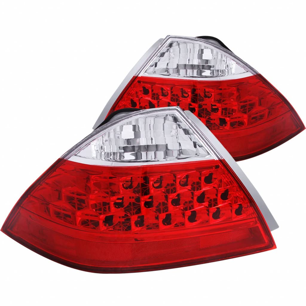ANZO LED Tail Lights for Honda Accord 2006-2007 - Red/Clear Design | 221143 | Upgrade Your Car's Rear Lighting for Enhanced Safety & Style