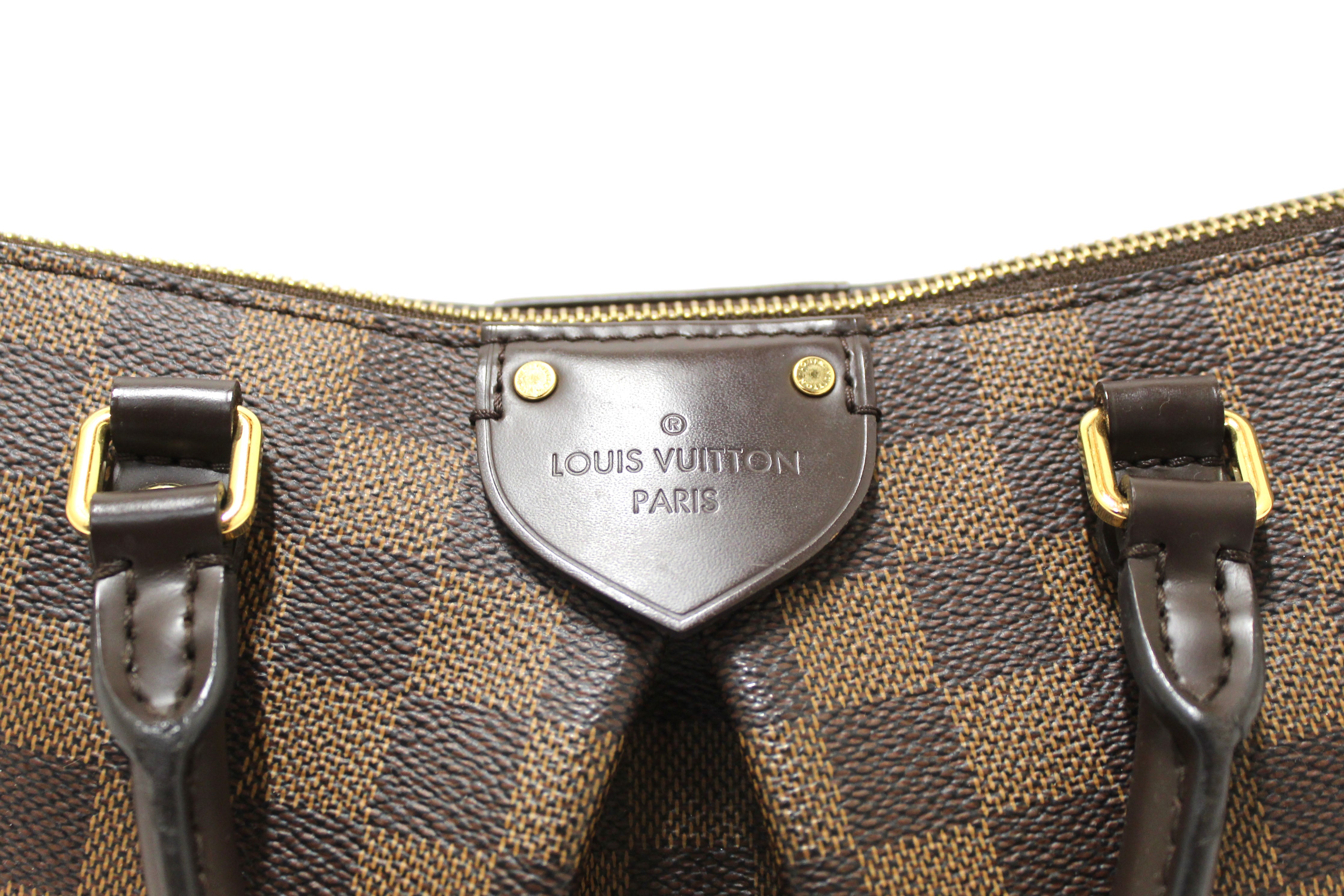Authentic Louis Vuitton Damier Ebene Siena PM Crossbody Bag - Luxury Leather Shoulder Purse for Women, Perfect for Work, Travel & Everyday Use