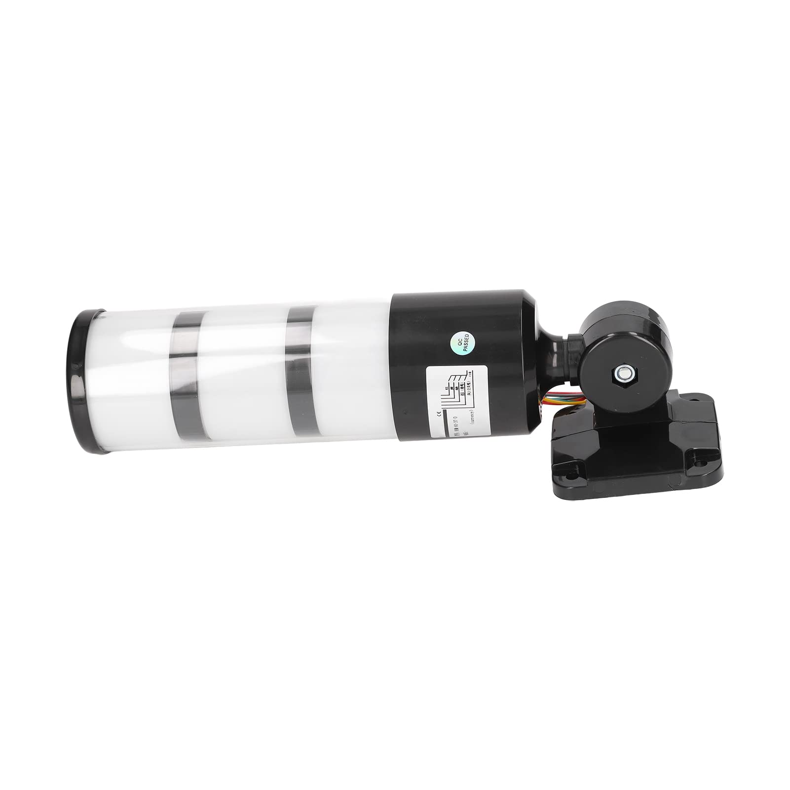 Gaeirt 3 Layer LED Signal Light - High Brightness Industrial Alarm Lamp with Flame Retardant ABS Plastic Shell for Machine Tools (12-24VDC Universal) - Perfect for Factory Equipment, CNC Machines & Safety Warning Systems