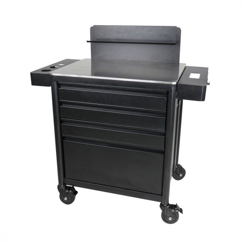 Fellowship Tattoo Workstation 4701 - Professional Tattoo Artist Table with Adjustable Height & Storage | Perfect for Tattoo Studios, Home Tattooing & Body Art Businesses