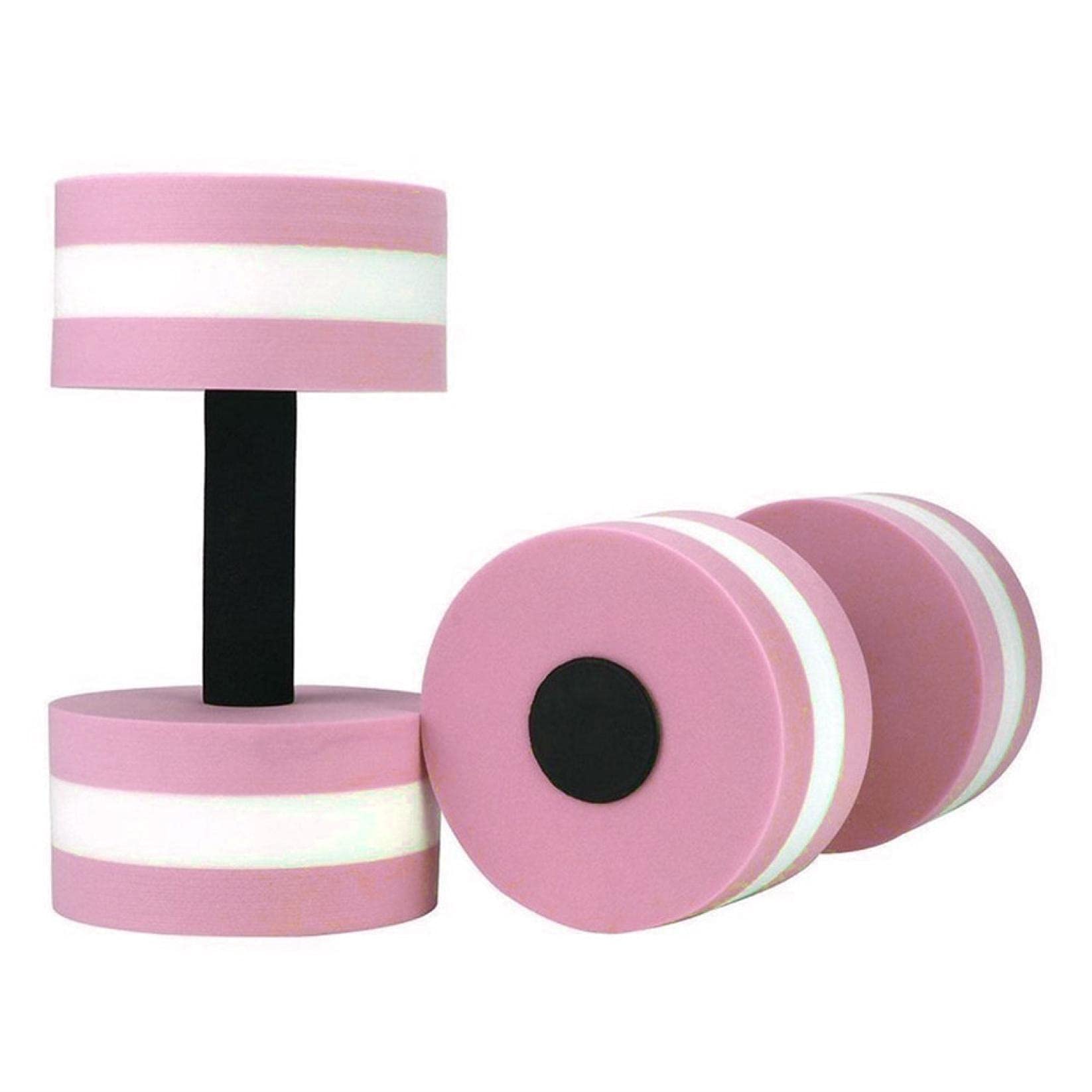 Aqua Dumbbells Set of 2 - Water Aerobic Exercise Foam Dumbbells for Pool Resistance Training | Lightweight Aquatic Fitness Equipment for Low-Impact Workouts | Perfect for Swimming Pools, Hydrotherapy & Senior Water Exercises