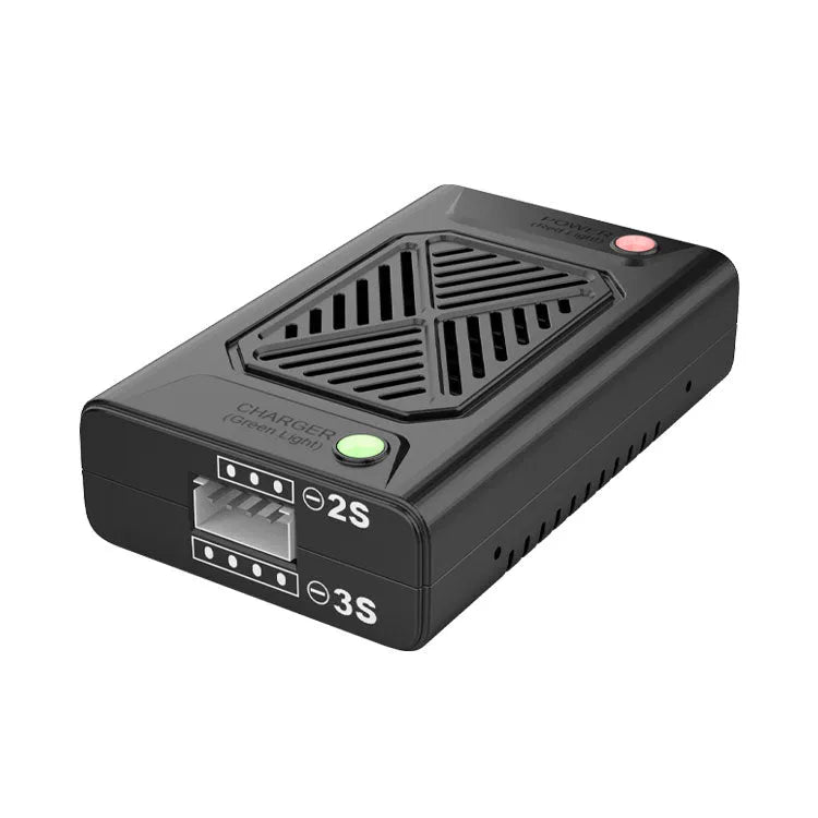 Q3 2.5A/3A Fast Charging Box for 2S 3S Lithium Batteries - Balanced Quick Charger for RC Drones, Toys, and DIY Electronics Projects