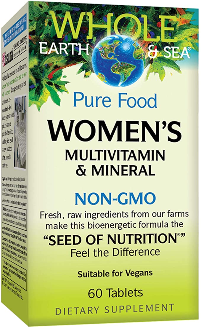 Whole Earth & Sea Women's Multivitamin & Mineral Supplement - Complete Daily Nutrition for Women's Health - Supports Energy, Immunity & Wellness - Perfect for Busy Lifestyles & Active Women