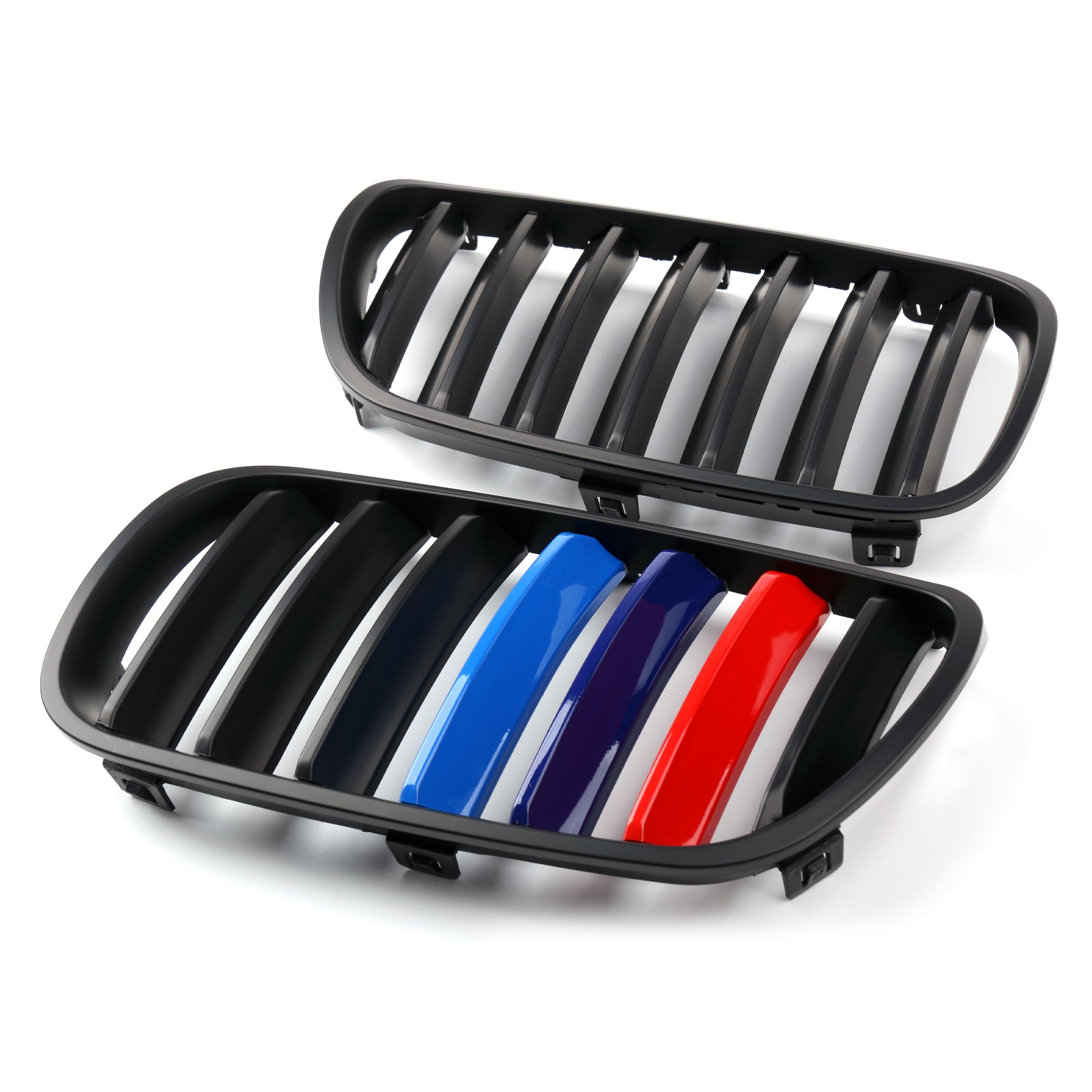Black Front Bumper Grille Replacement for BMW E83 X3 LCI Facelift (2007-2010 Models) - Perfect Fit, Durable ABS Plastic - Upgrade Your Vehicle's Style & Protection for Daily Driving and Off-Road Adventures